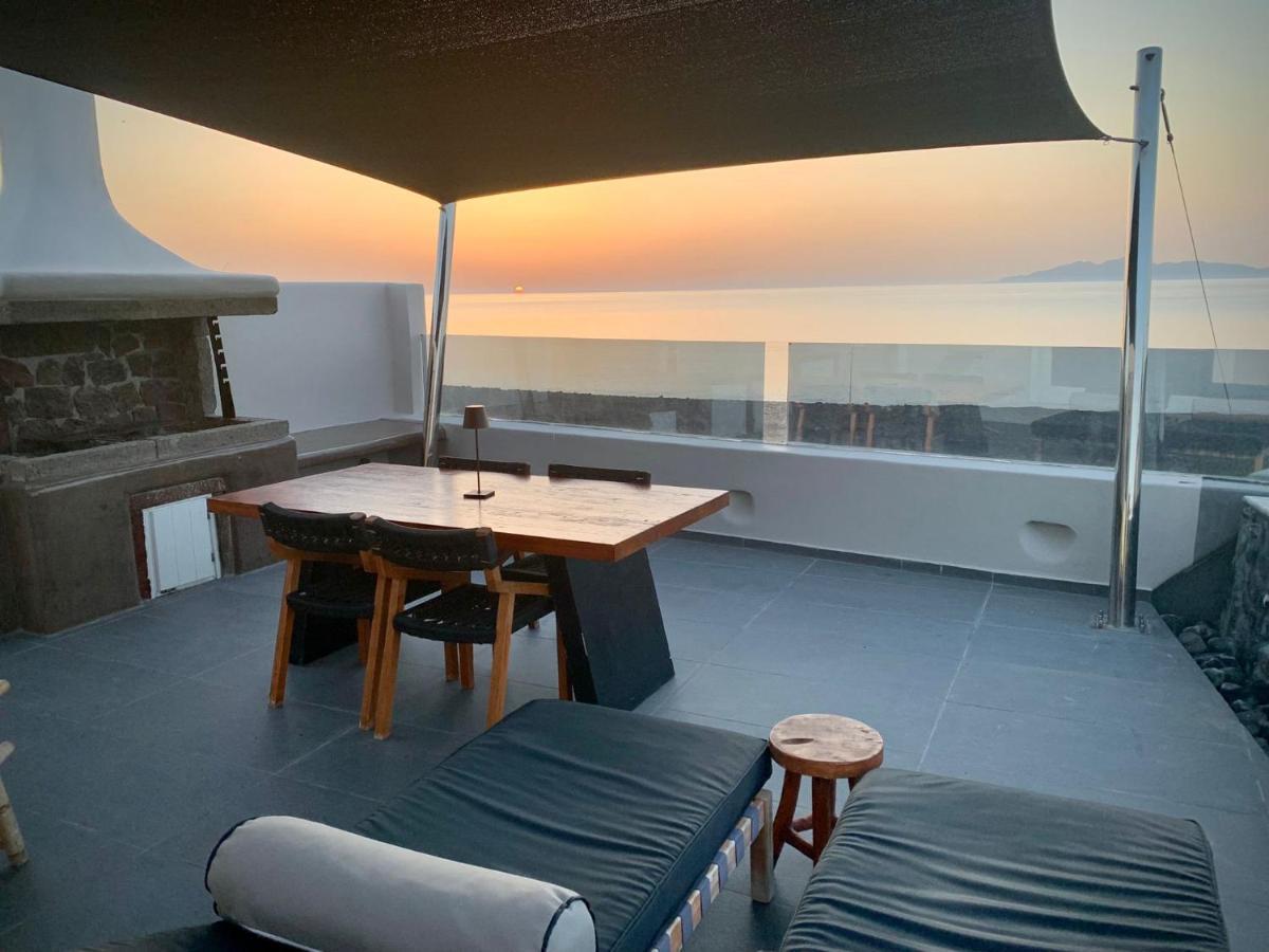 Incognito Beach Villa Santorini Kamari  Luaran gambar