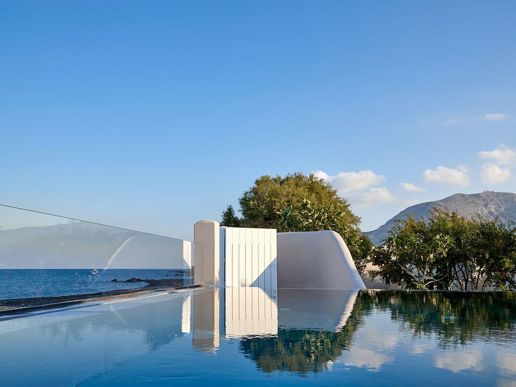 Incognito Beach Villa Santorini Kamari  Luaran gambar